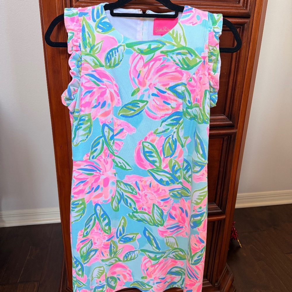 Lilly Pulitzer Carmelisa Shift Dress Multi Totally Blossom